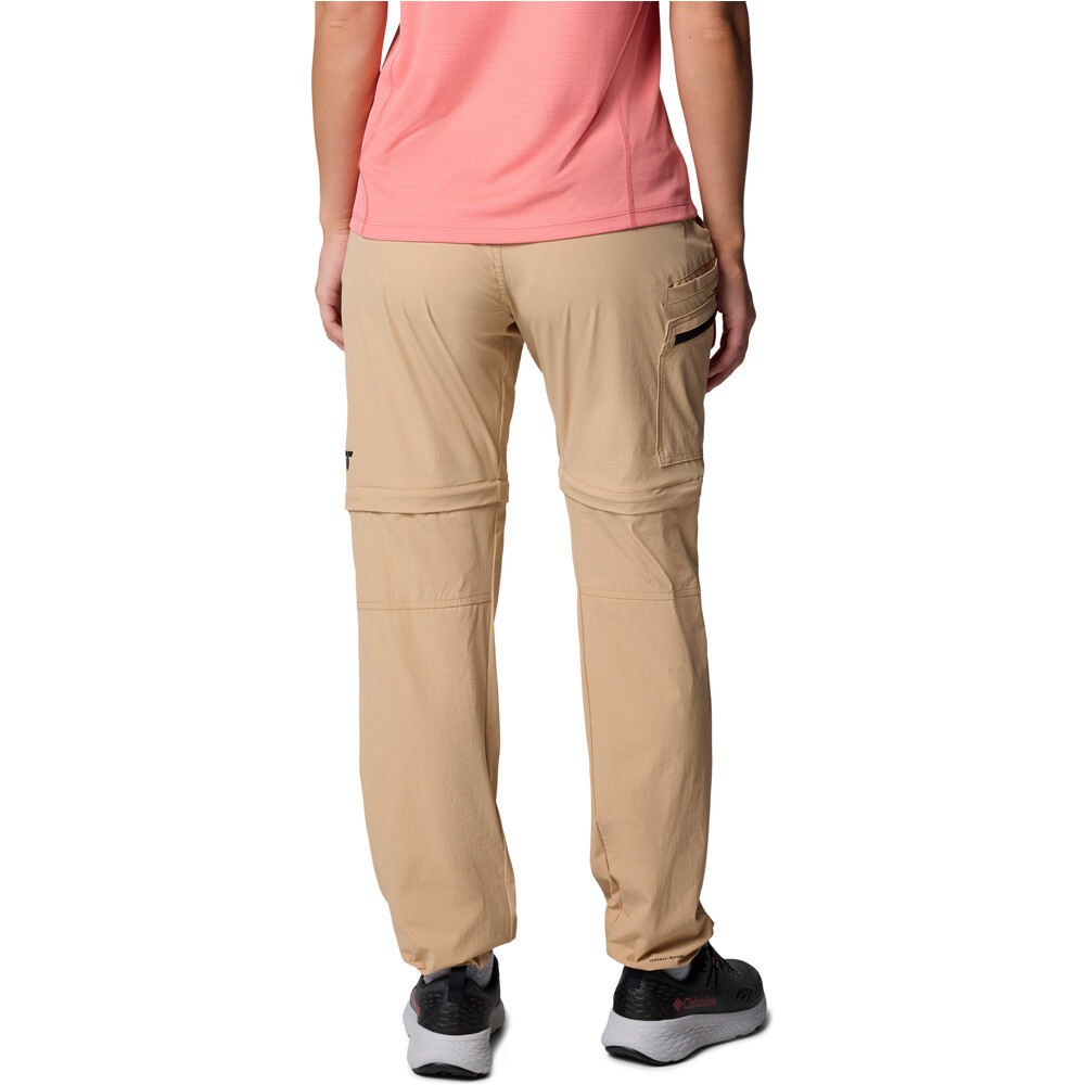Columbia pantalón montaña mujer Summit Valley Convertible Pant II vista trasera