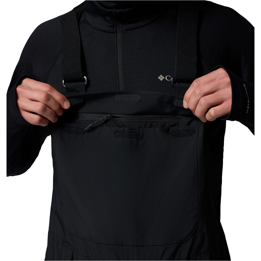Columbia pantalones esquí hombre Winter District Bib vista detalle