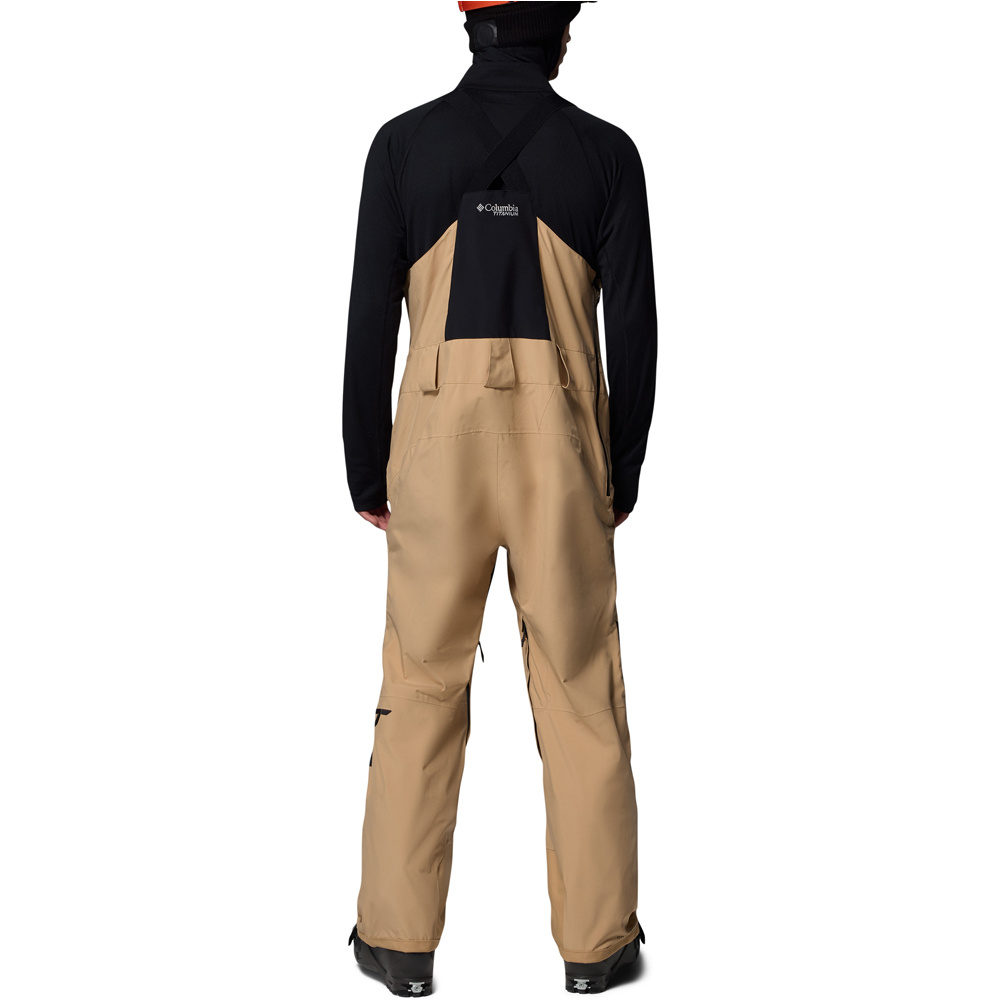 Columbia pantalones esquí hombre Winter District Bib vista trasera