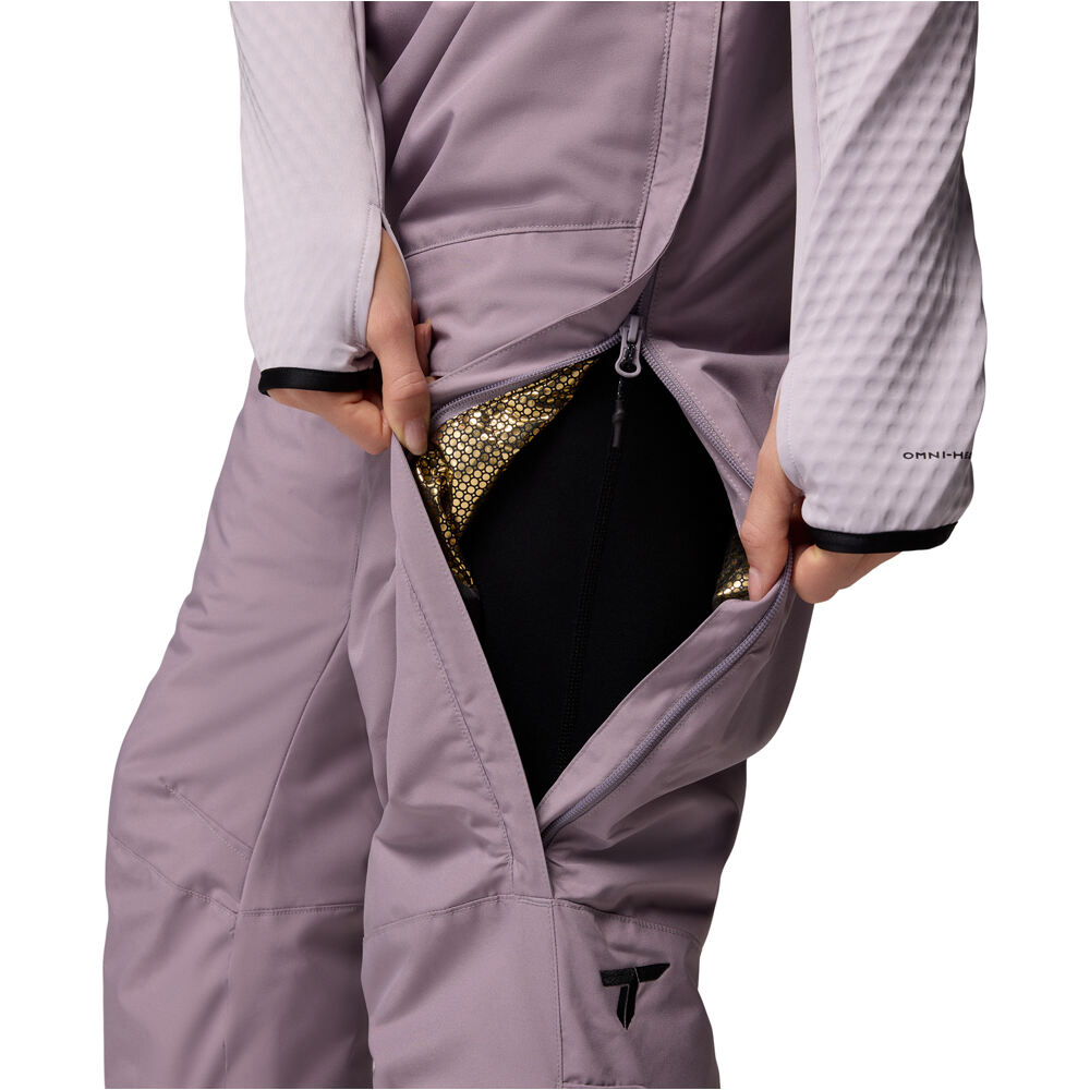 Columbia pantalones esquí mujer Highland Summit II Insulated Bib vista detalle