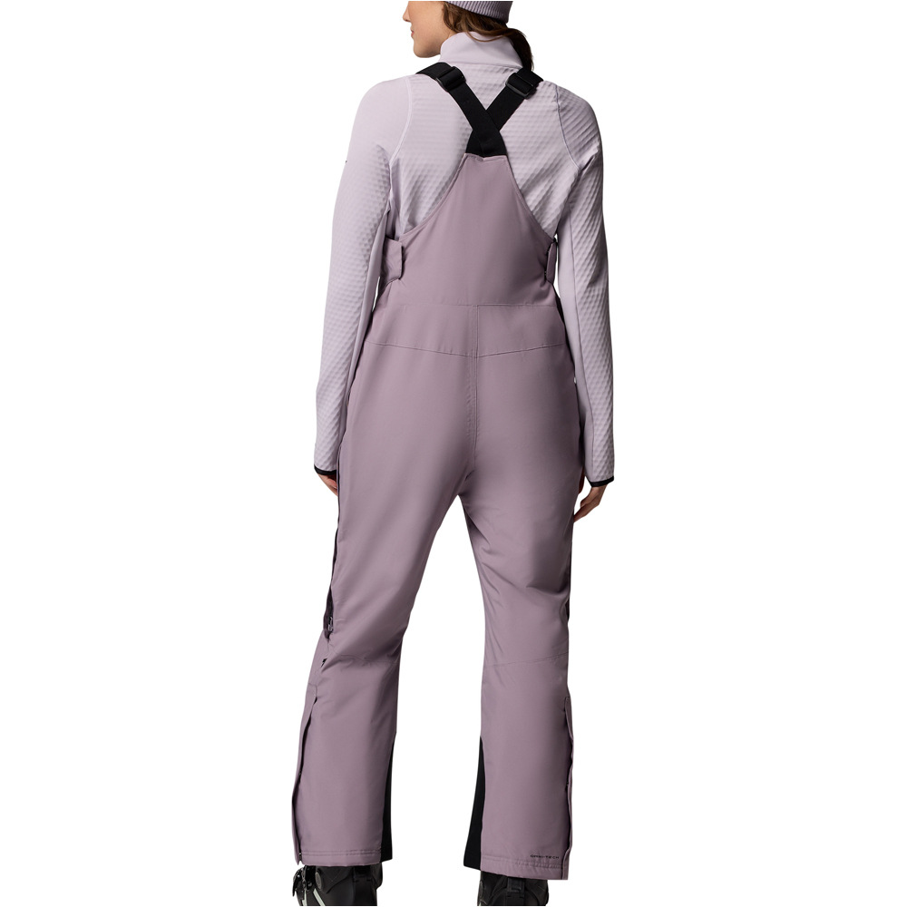 Columbia pantalones esquí mujer Highland Summit II Insulated Bib vista trasera