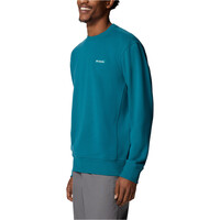 Columbia Sudaderas Montaña Hombre Marble Canyon French Terry Crew vista detalle