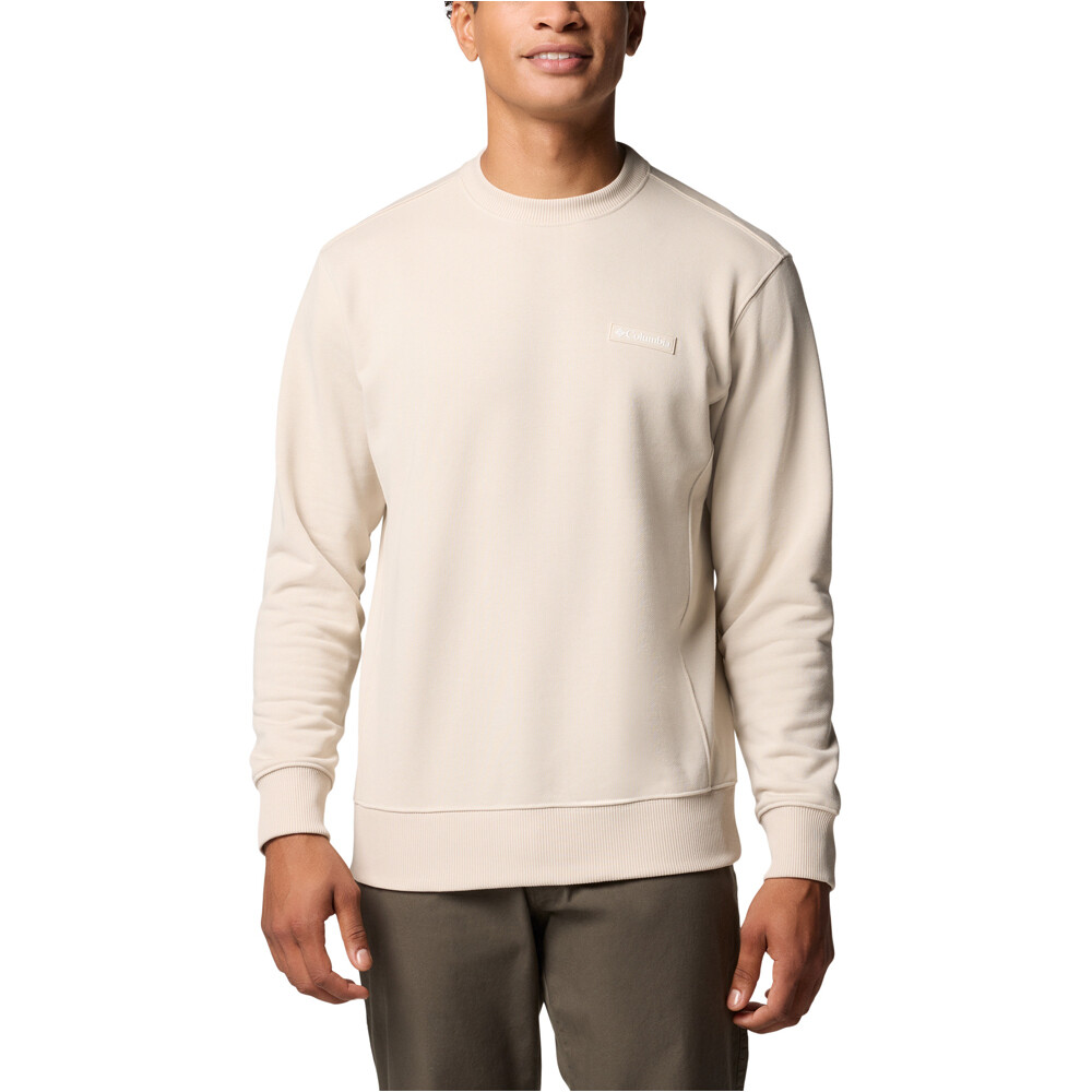 Columbia Sudaderas Montaña Hombre Marble Canyon French Terry Crew vista frontal
