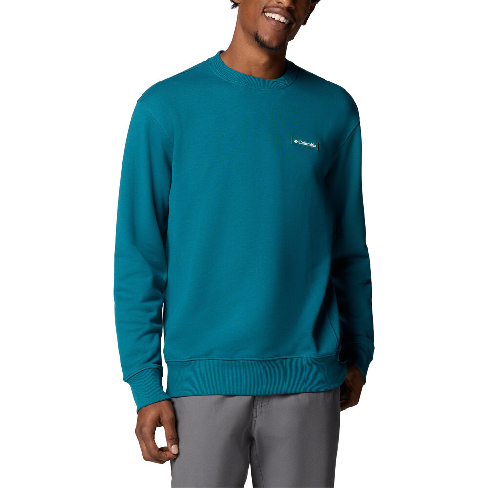 Columbia Sudaderas Montaña Hombre Marble Canyon French Terry Crew vista frontal