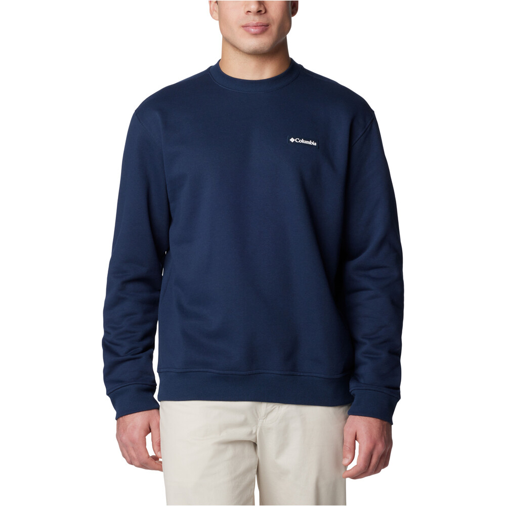 Columbia Sudaderas Montaña Hombre Meridian Creek Crew vista frontal
