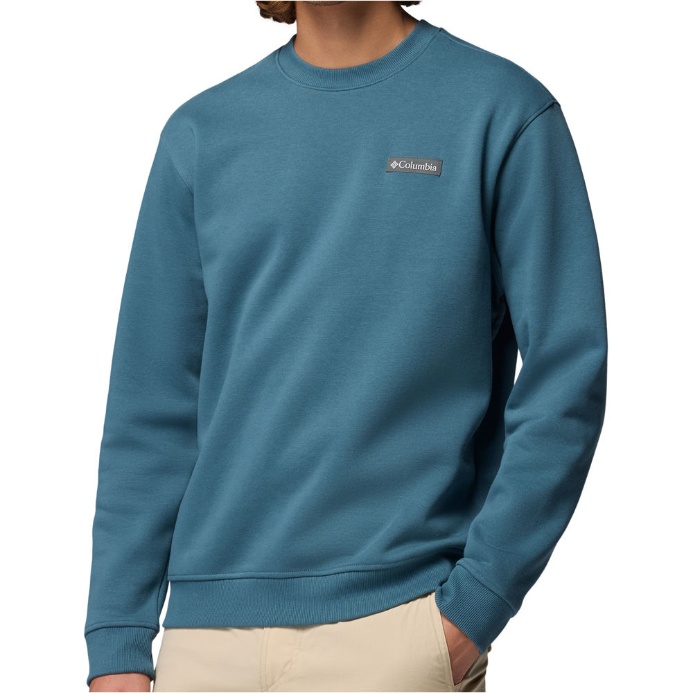 Columbia Sudaderas Montaña Hombre Meridian Creek Crew vista frontal