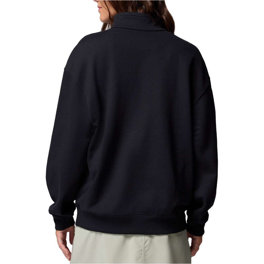 Columbia Sudaderas Montaña Mujer Aldermore Half Zip vista trasera