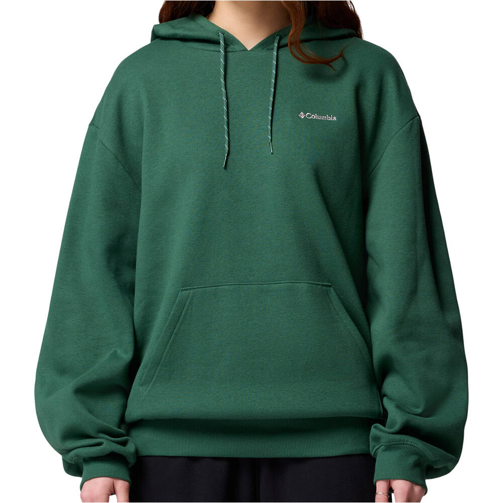 Columbia Sudaderas Montaña Mujer Aldermore Hoodie vista trasera