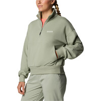 Columbia Sudaderas Montaña Mujer Marble Canyon French Terry Quarter Zip vista detalle
