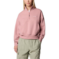 Columbia Sudaderas Montaña Mujer Marble Canyon French Terry Quarter Zip vista frontal