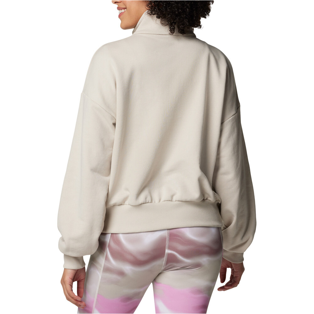 Columbia Sudaderas Montaña Mujer Marble Canyon French Terry Quarter Zip vista trasera