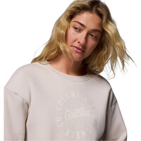 Columbia Sudaderas Montaña Mujer Meridian Creek Crew vista detalle