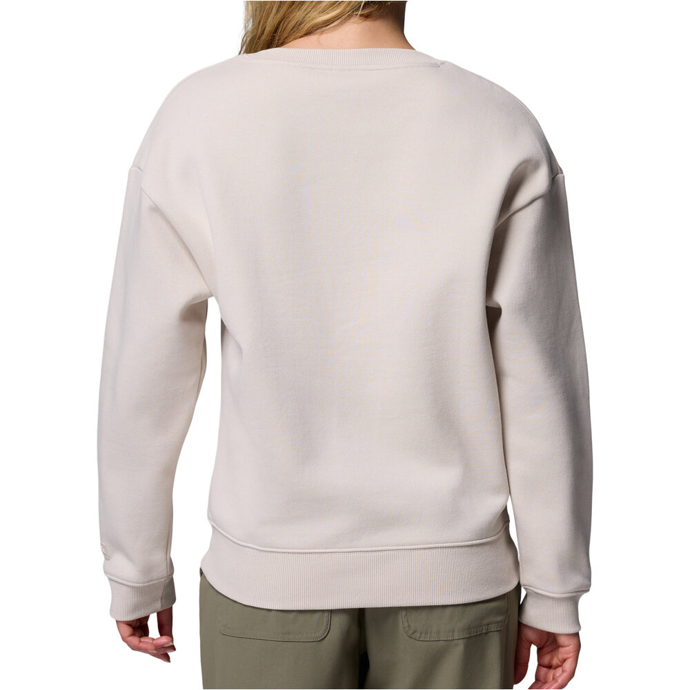 Columbia Sudaderas Montaña Mujer Meridian Creek Crew vista trasera