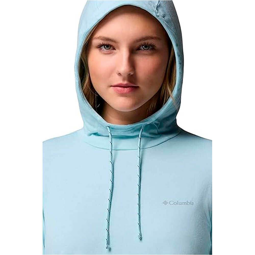 Columbia Sudaderas Montaña Mujer W EU Sun Trek  LS Hoodie vista detalle