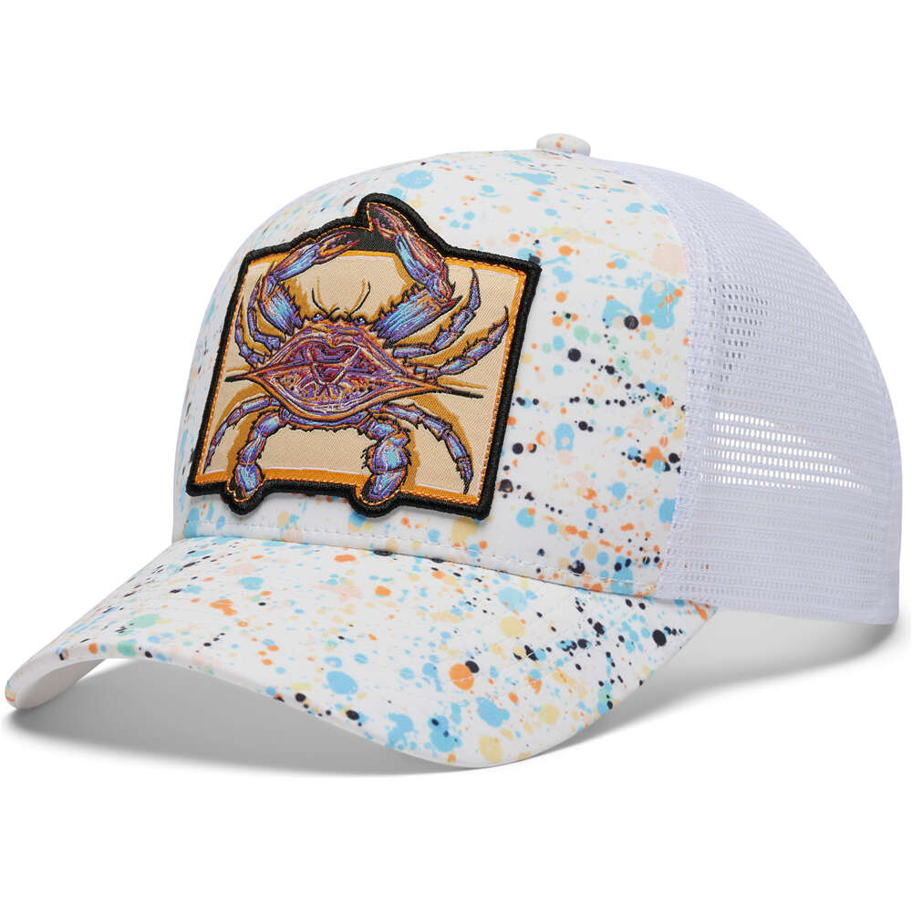 Columbia visera lona PFG Big Haul X Bentley Snapback vista frontal