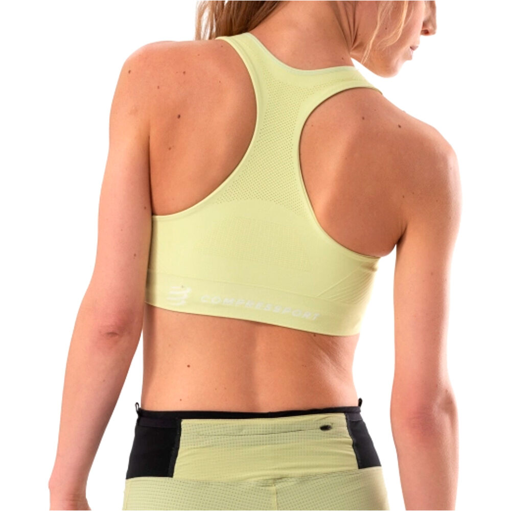 Compressport body running mujer FeelFree Seamless Bra vista trasera