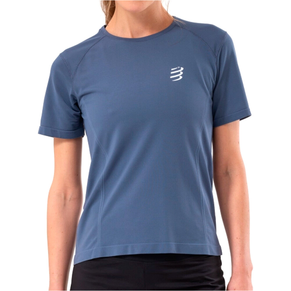Compressport camiseta entrenamiento manga corta mujer Performance SS Tshirt W vista frontal