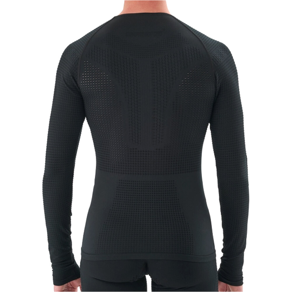 Compressport camiseta térmica manga larga hombre On/Off Base Layer LS Top M vista trasera
