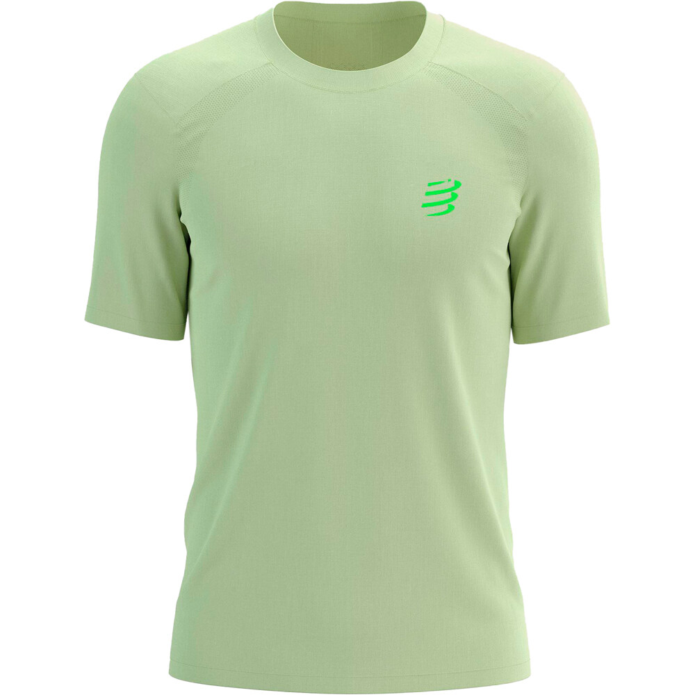 Compressport camisetas trail running manga corta hombre PERFORMANCE SS TSHIRT M vista frontal