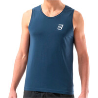 Compressport camisetas trail running tirantes hombre PERFORMANCE SINGLET M vista frontal