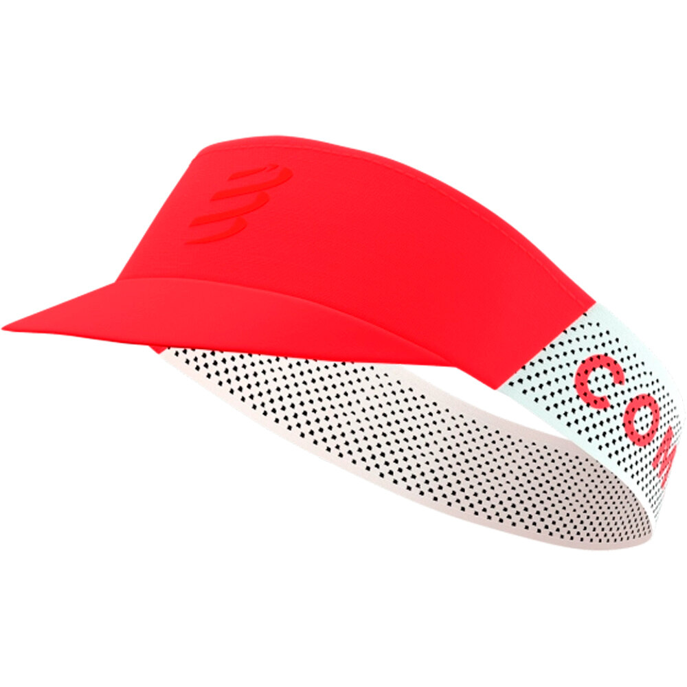 Compressport gorra running PRO RACING VISOR vista frontal