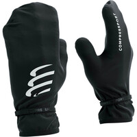 Compressport guantes running HURRICANE WATERPROOF MITTENS vista frontal