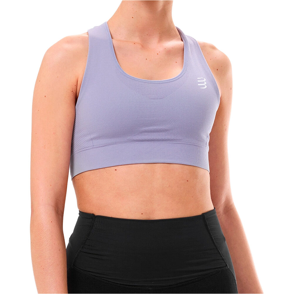 Compressport sujetadores deportivos FEELFREE SEAMLESS BRA vista frontal