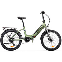 Conor bicicleta paseo MAUI E-CITY FOLDING 24 8s GREEN vista frontal