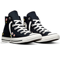 Converse zapatilla moda mujer CHUCK TAYLOR ALL STAR EMBROIDERED FLORALS HIGH lateral interior