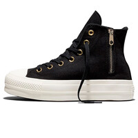 Converse zapatilla moda mujer CHUCK TAYLOR ALL STAR PLATFORM LIFT ZIPPERS puntera