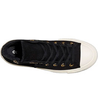 Converse zapatilla moda mujer CHUCK TAYLOR ALL STAR PLATFORM LIFT ZIPPERS vista trasera