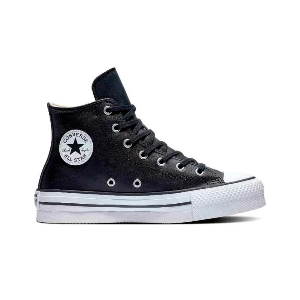 Converse zapatilla moda niño CHUCK TAYLOR ALL STAR EVA LIFT PLATFORM LEATHER lateral exterior