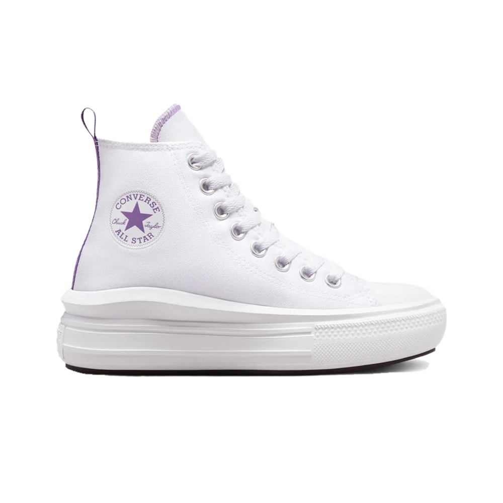 Converse zapatilla moda niño CHUCK TAYLOR ALL STAR MOVE PLATFORM lateral exterior