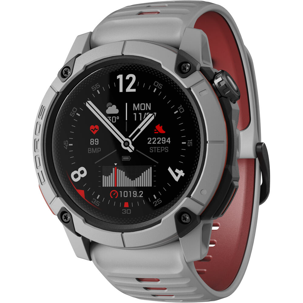 Coros pulsómetros con gps RELOJ GPS NOMAD vista frontal