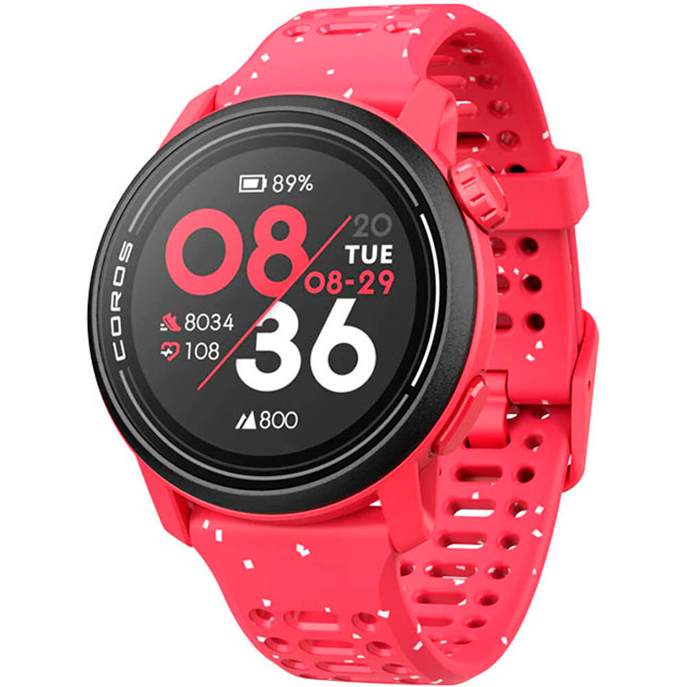 Coros pulsómetros con gps RELOJ GPS PACE 3 vista frontal
