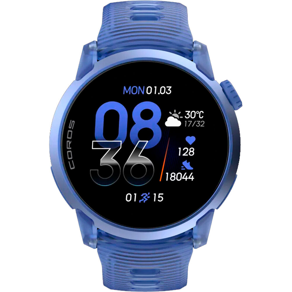 Coros pulsómetros con gps RELOJ GPS PACE 4 ALUMINIUM vista frontal