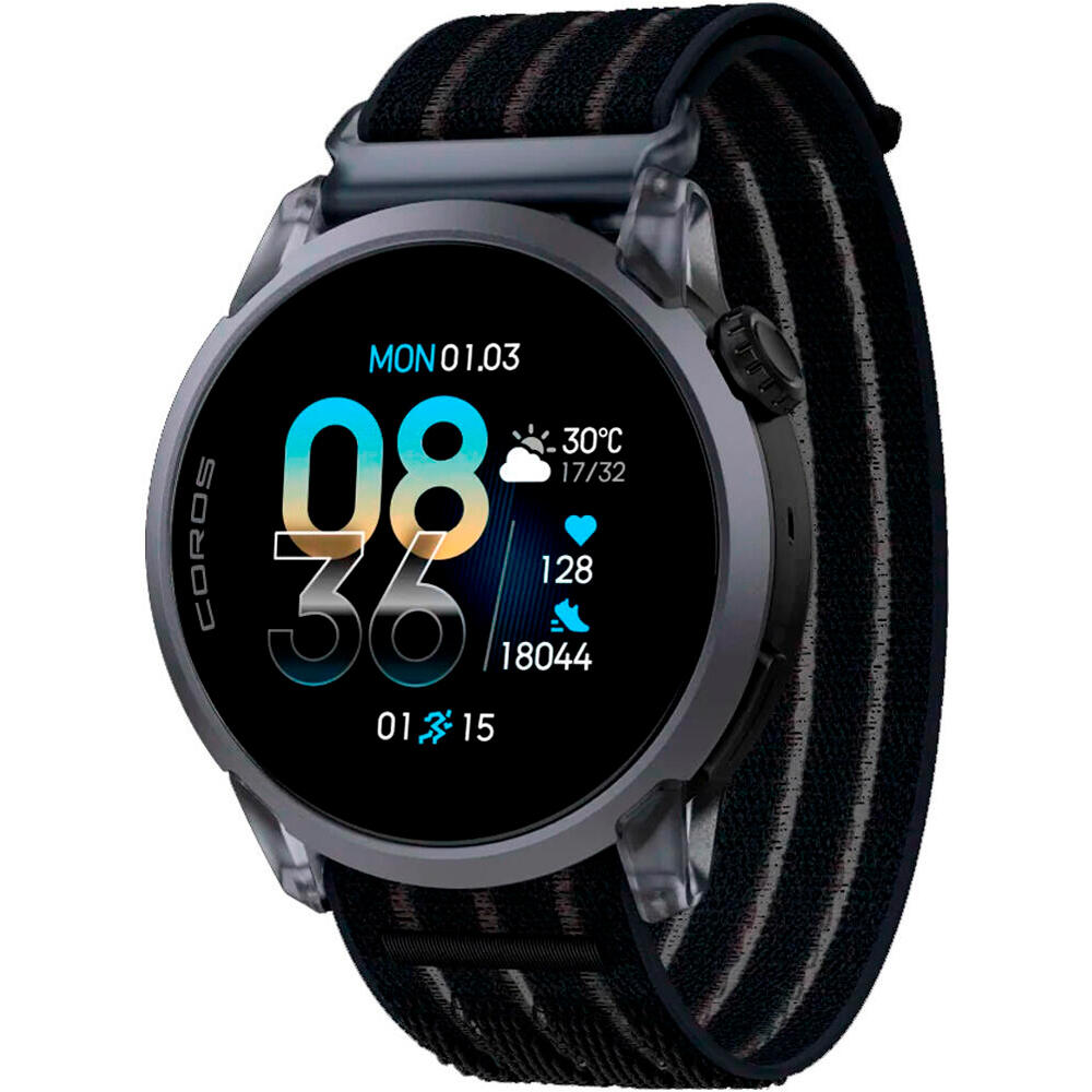 Coros pulsómetros con gps RELOJ GPS PACE 4 NYLON 03