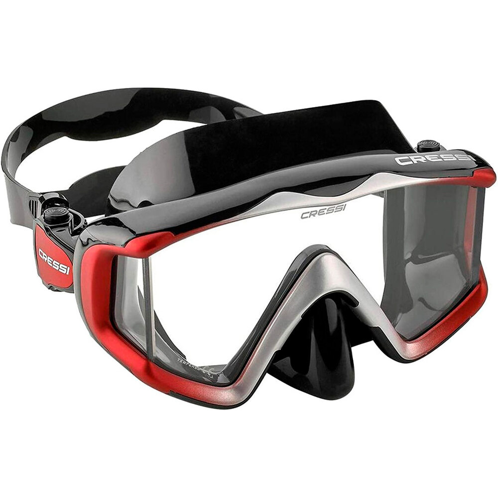 Cressi Sub Mascara Silicona Transparente LIBERTY vista frontal