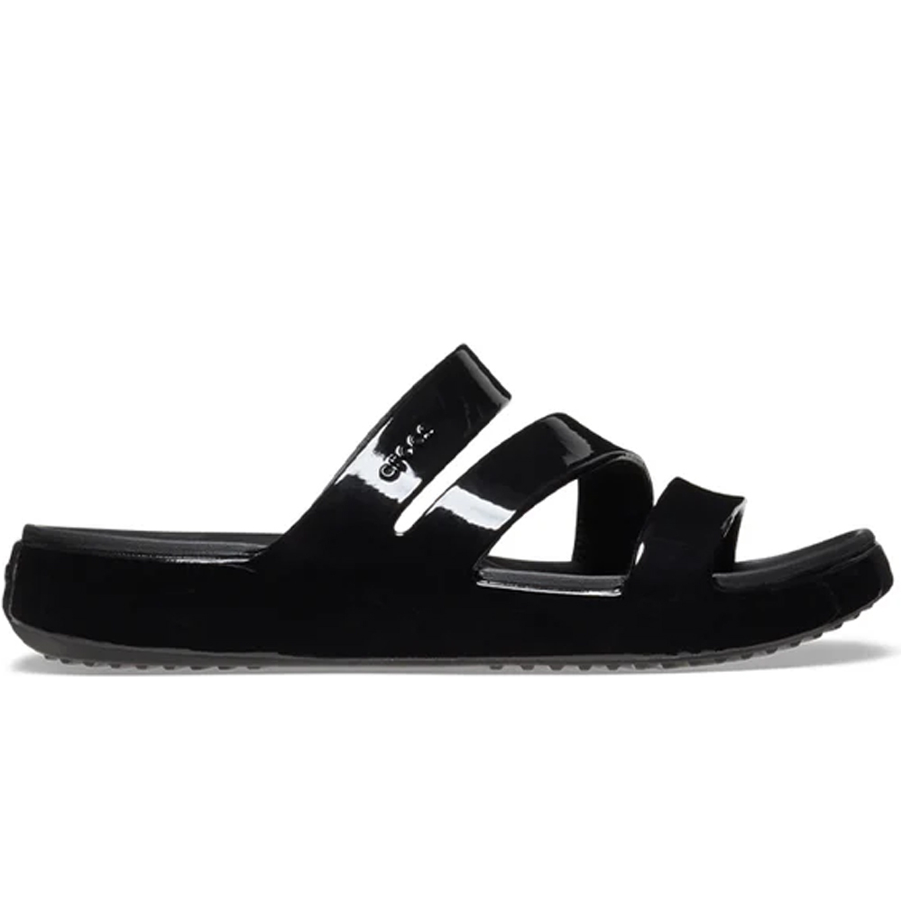 Crocs chanclas mujer Getaway Patent Strappy W lateral exterior