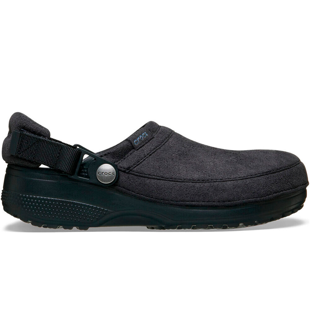 Crocs zueco hombre Classic Crafted Vegan Suede Clog U lateral exterior