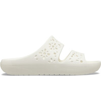 Crocs zueco hombre Classic Floral Cut Out Sandal U lateral exterior