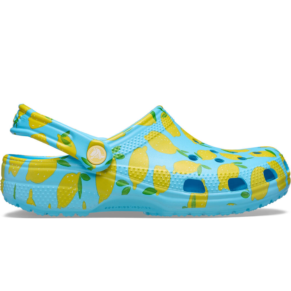 Crocs zueco hombre Classic Fresh Fruits Clog U lateral exterior
