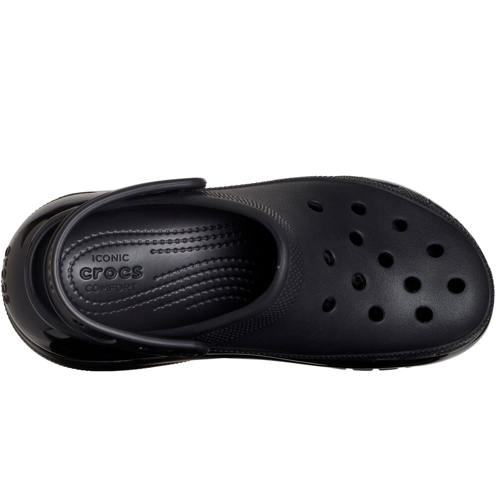 Crocs zueco hombre Classic Mega Crush Clog vista trasera