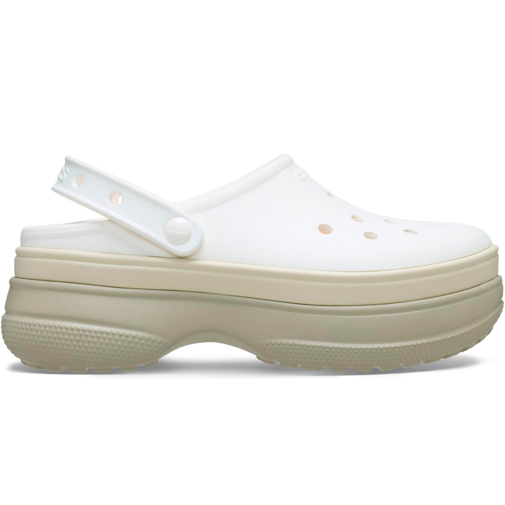 Crocs zueco hombre Classic Stacked Clog U lateral exterior