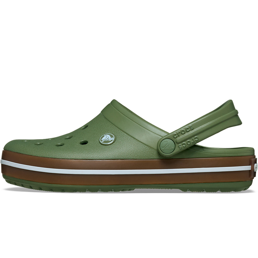 Crocs zueco hombre Crocband Gum Clog U lateral interior
