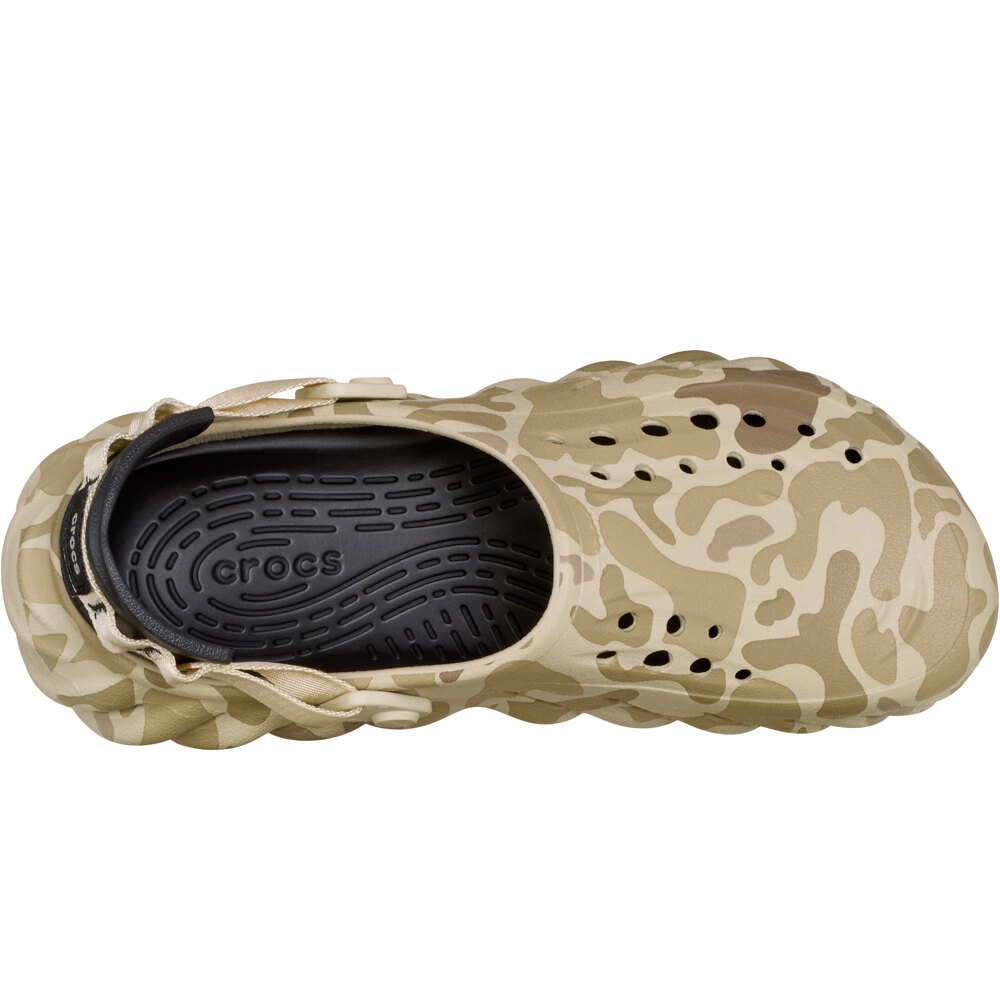Crocs zueco hombre Echo Duck Camo Clog U vista superior