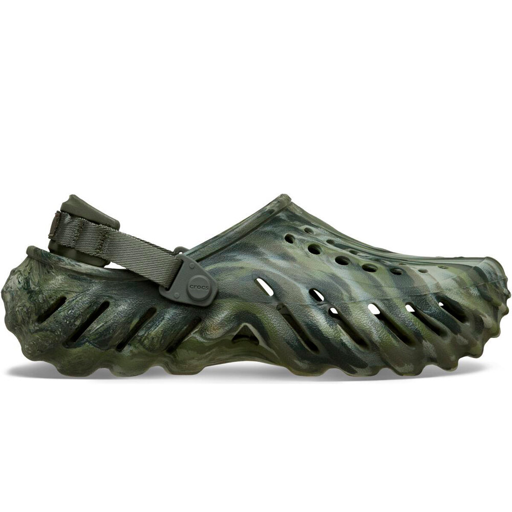 Crocs zueco hombre Echo Marbled Clog U lateral exterior