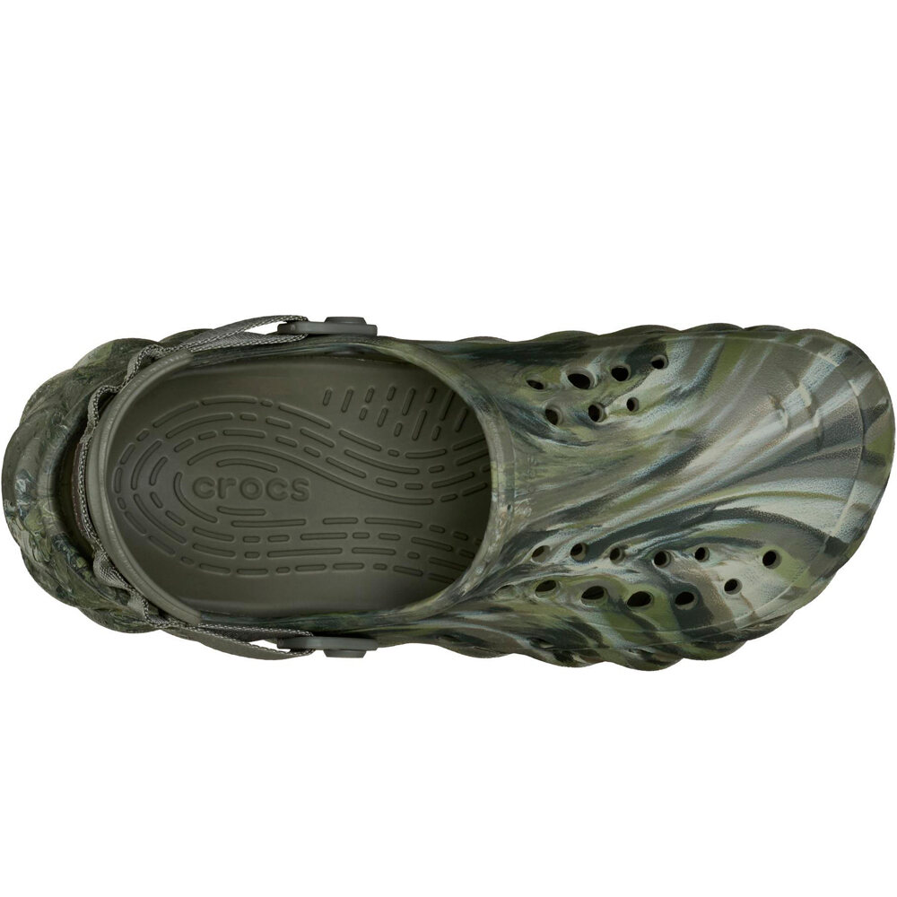 Crocs zueco hombre Echo Marbled Clog U vista superior