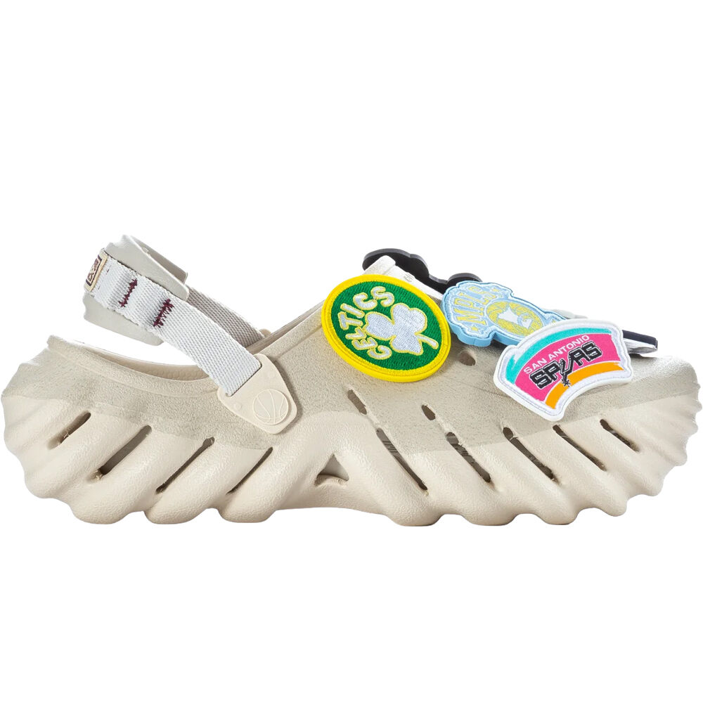 Crocs zueco hombre NBA Echo Clog U lateral exterior