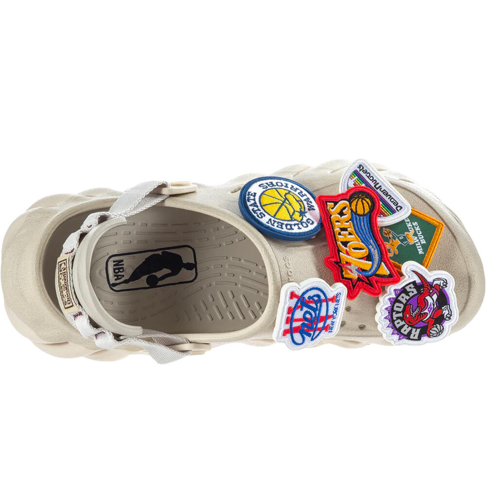 Crocs zueco hombre NBA Echo Clog U vista superior